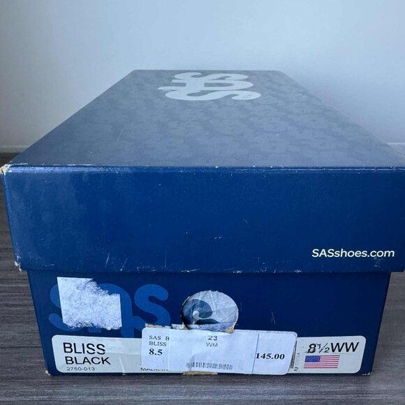 SAS Bliss Women's Tripad Slip on Wedges Shoes $145 in Black - Picture 12 of 12